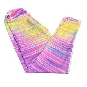 Sustainable Tree tribe colorful leggings, size S